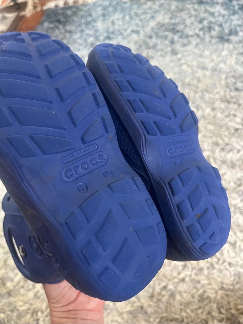 Crocs Blue Kids Rain boots c12
